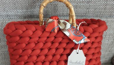 Grobstrick Handtaschen